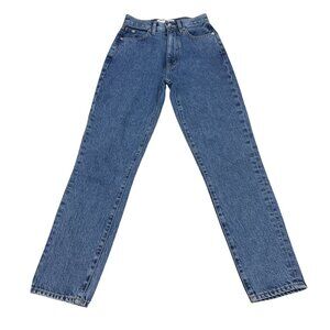 SlvrLake High Rise Beatnik Ankle Blue Jean Women's Denim Pants Made In USA Sz 24